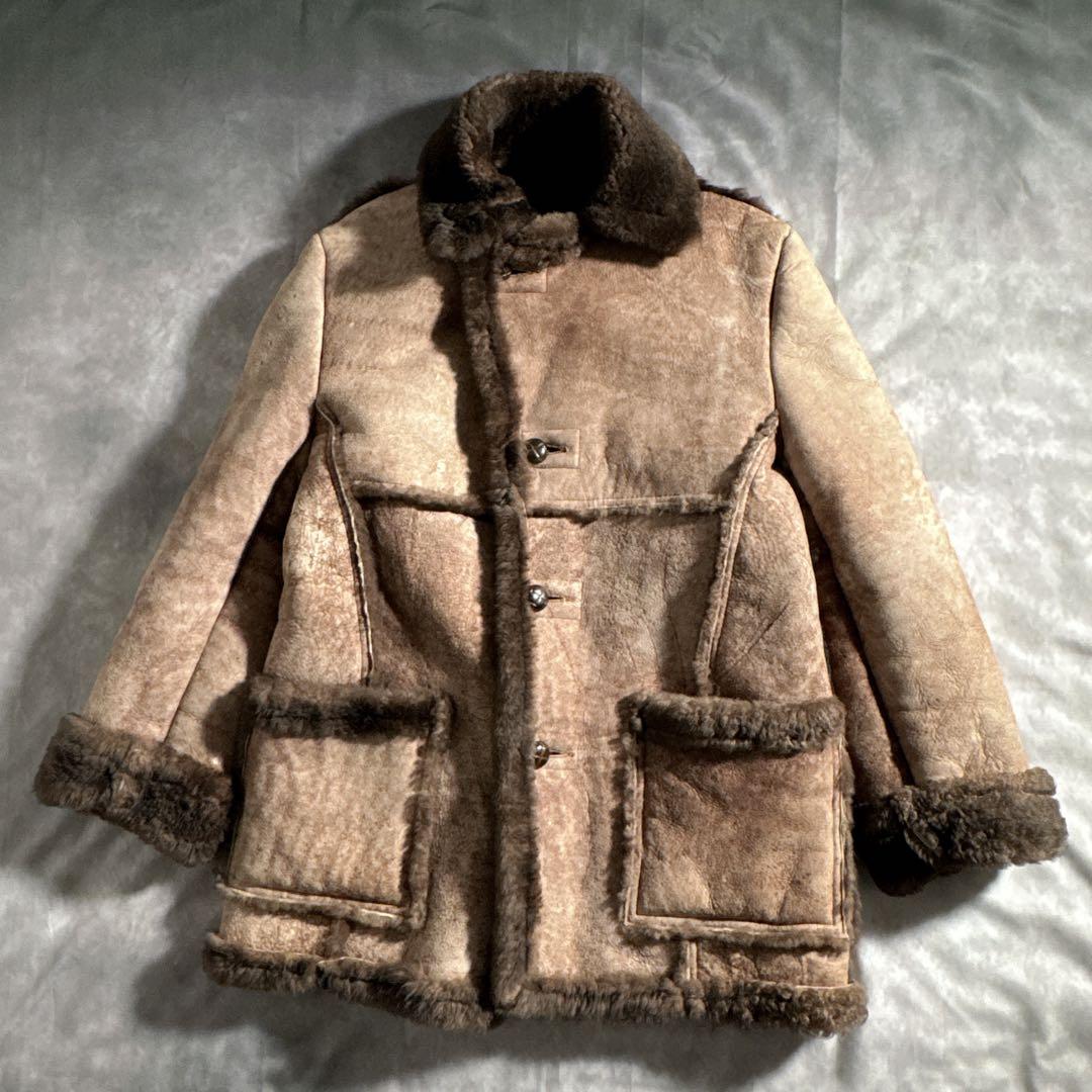 70s Schott ショット 切り替え ボア ムートンジャケット　ヴィンテージ