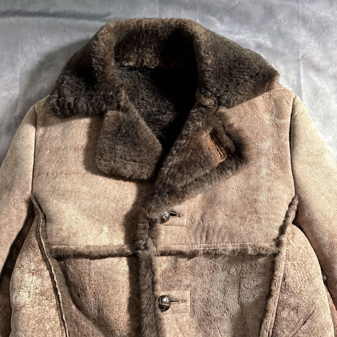 70s Schott ショット 切り替え ボア ムートンジャケット　ヴィンテージ