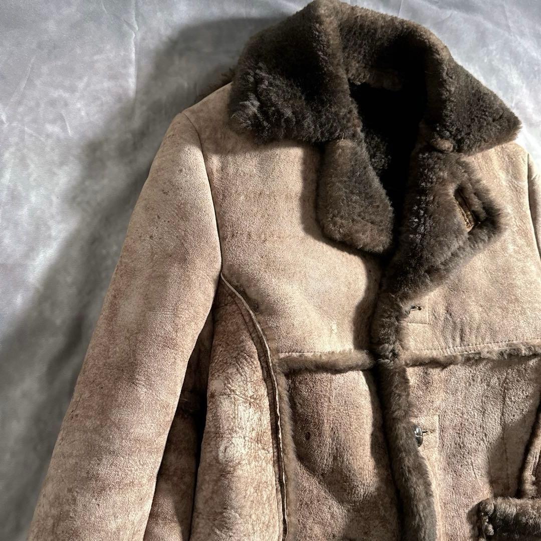 70s Schott ショット 切り替え ボア ムートンジャケット　ヴィンテージ