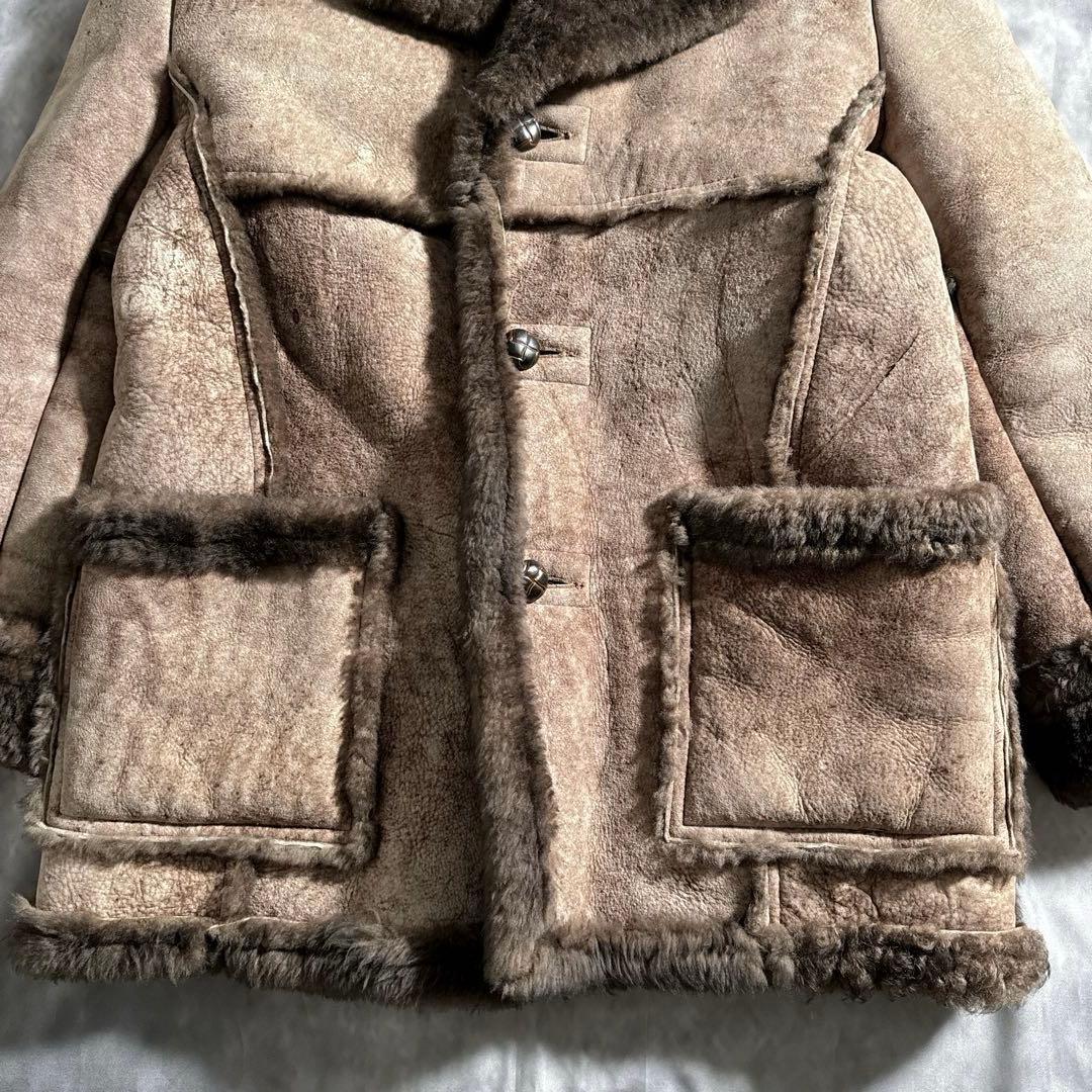 70s Schott ショット 切り替え ボア ムートンジャケット　ヴィンテージ