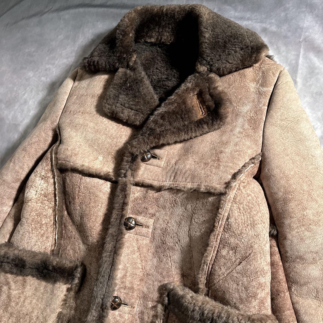 70s Schott ショット 切り替え ボア ムートンジャケット　ヴィンテージ