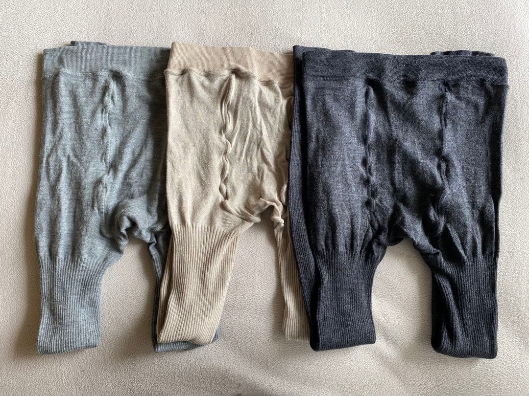 DRESS HERSELF シルクリブレギンス 3枚セット