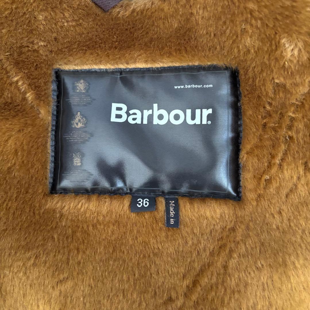 Barbour ファーライナーベスト 36 ブラウン