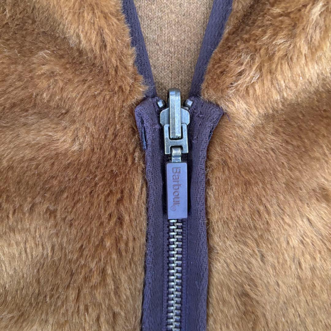 Barbour ファーライナーベスト 36 ブラウン