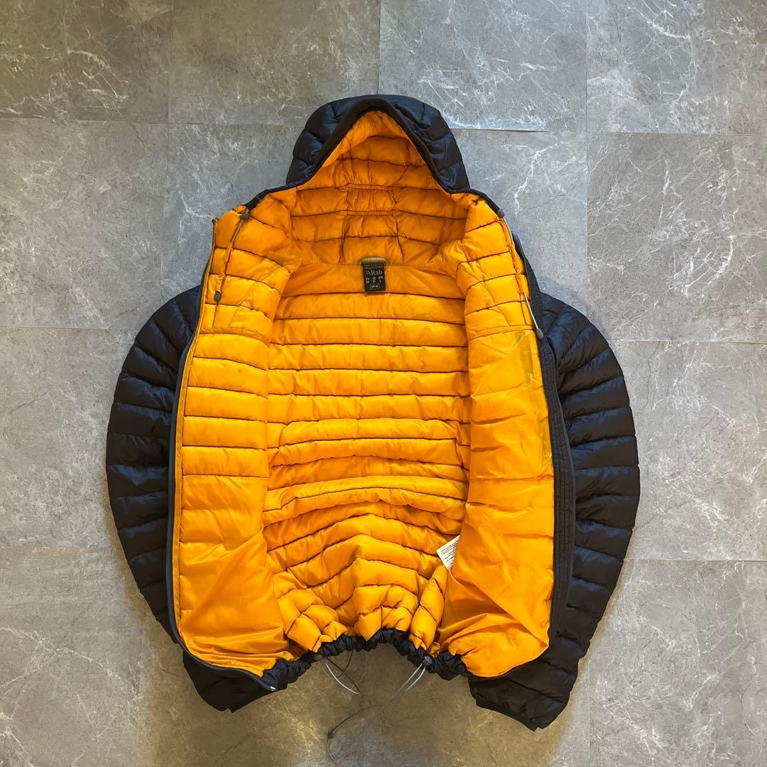 【専用❗️】極暖！Rab ダウンジャケット　グレー　オレンジ　L 超希少❗️