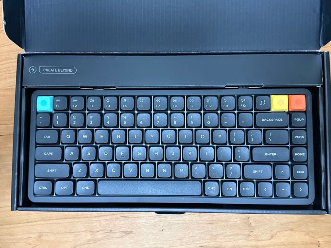 Nuphy Air75 V3 赤軸 / Red nano / US配列