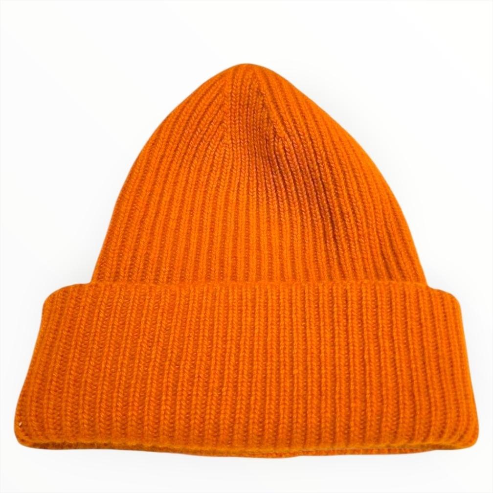 レア正規品✨モンクレールコラボヒロシフジワラコラボニットキャップオレンジバッジ付