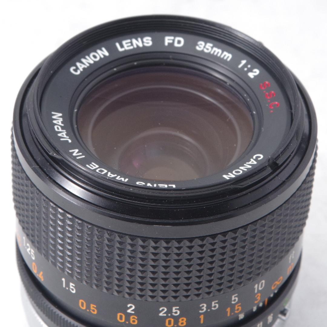 希少 CANON FD 35mm F2 S.S.C. 凹型 ⚪︎マーク トリウム