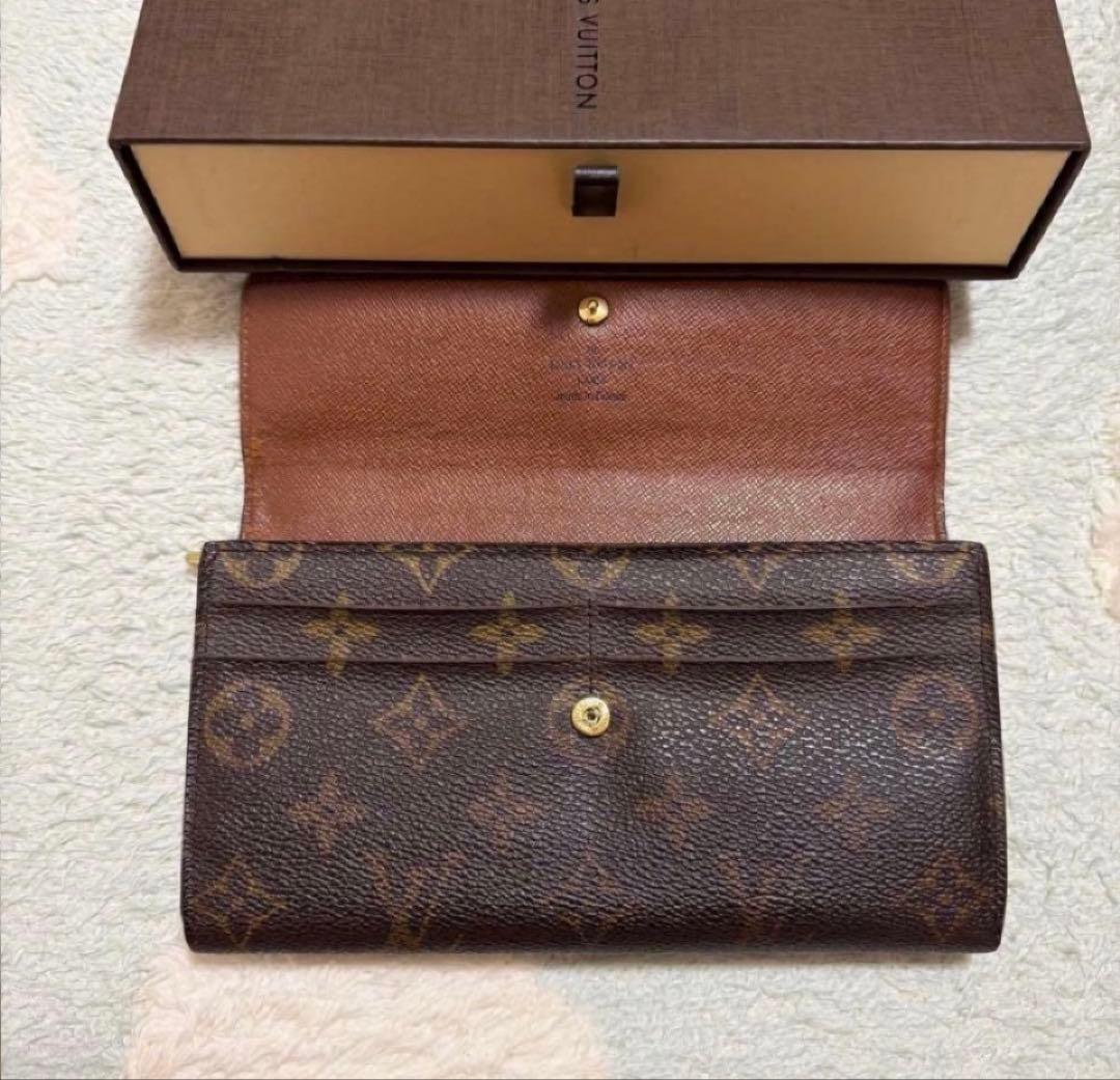 【最終価格】LOUIS VUITTON ルイヴィトン モノグラム 長財布 箱付き
