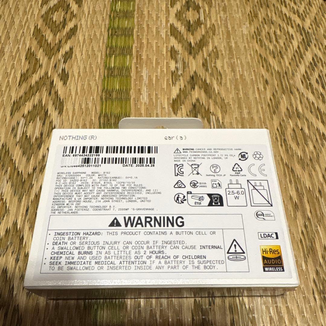 Nothing ear(a) 新品未開封