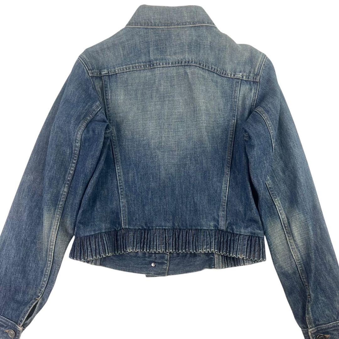 GUCCI デニムジャケット 上着 アウター レディース ブルー カジュアル
