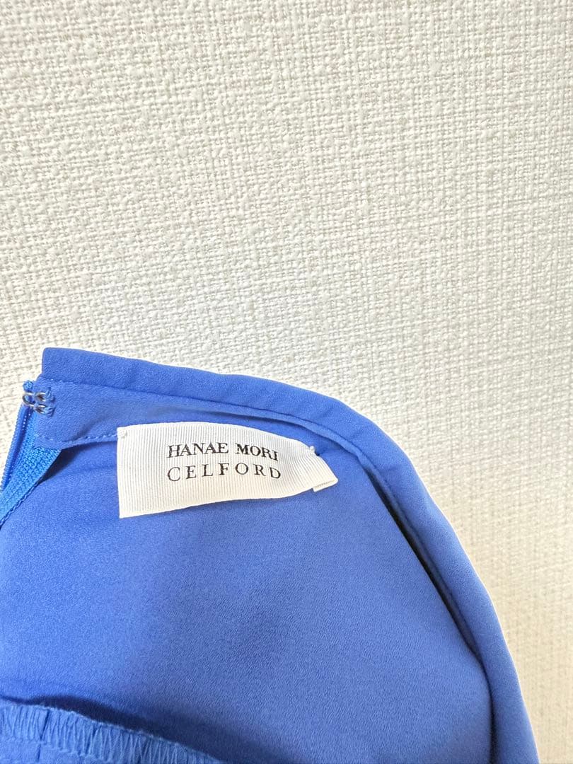 CELFORD HANAE MORIコラボ 衿付きティアードワンピース