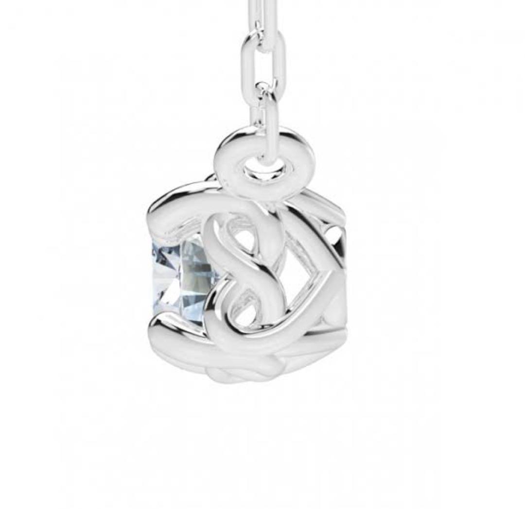 サマンサティアラ ネックレス プラチナ 一粒 ダイヤモンド フォーエバーマーク