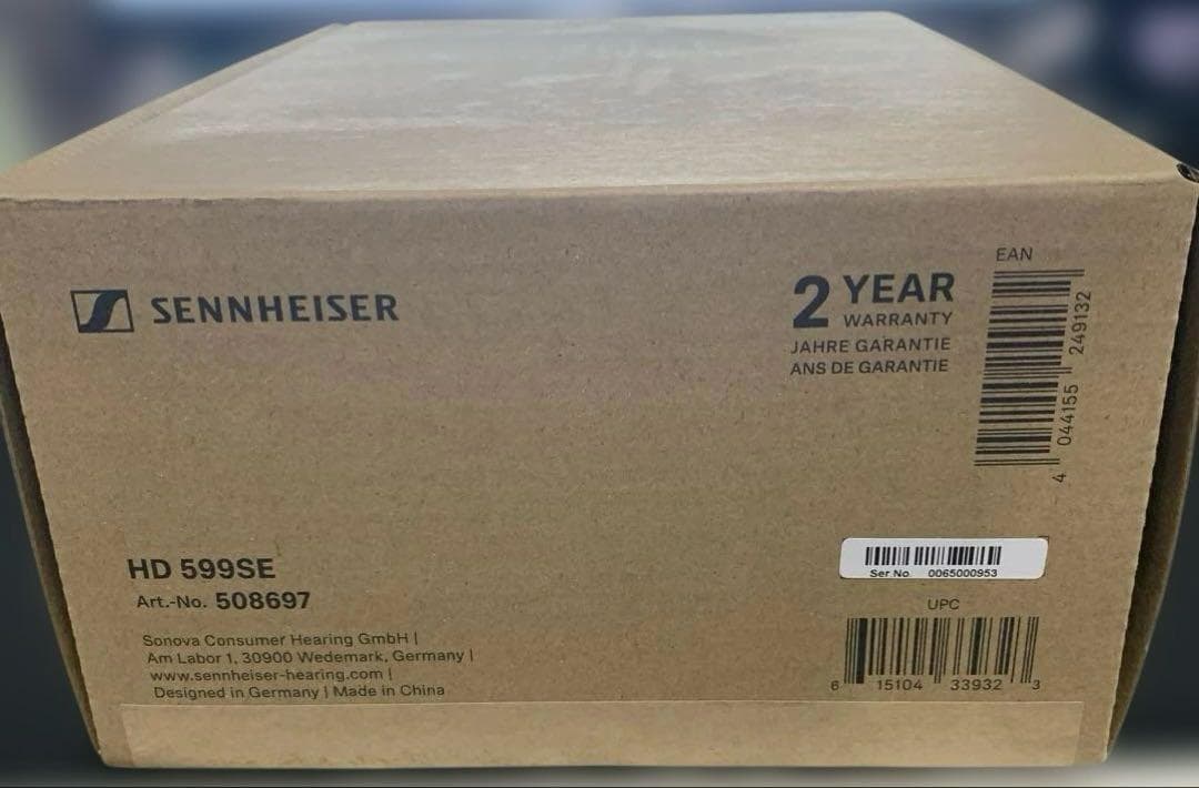 未開封 ゼンハイザー Sennheiser ヘッドホン 有線 HD 599 SE