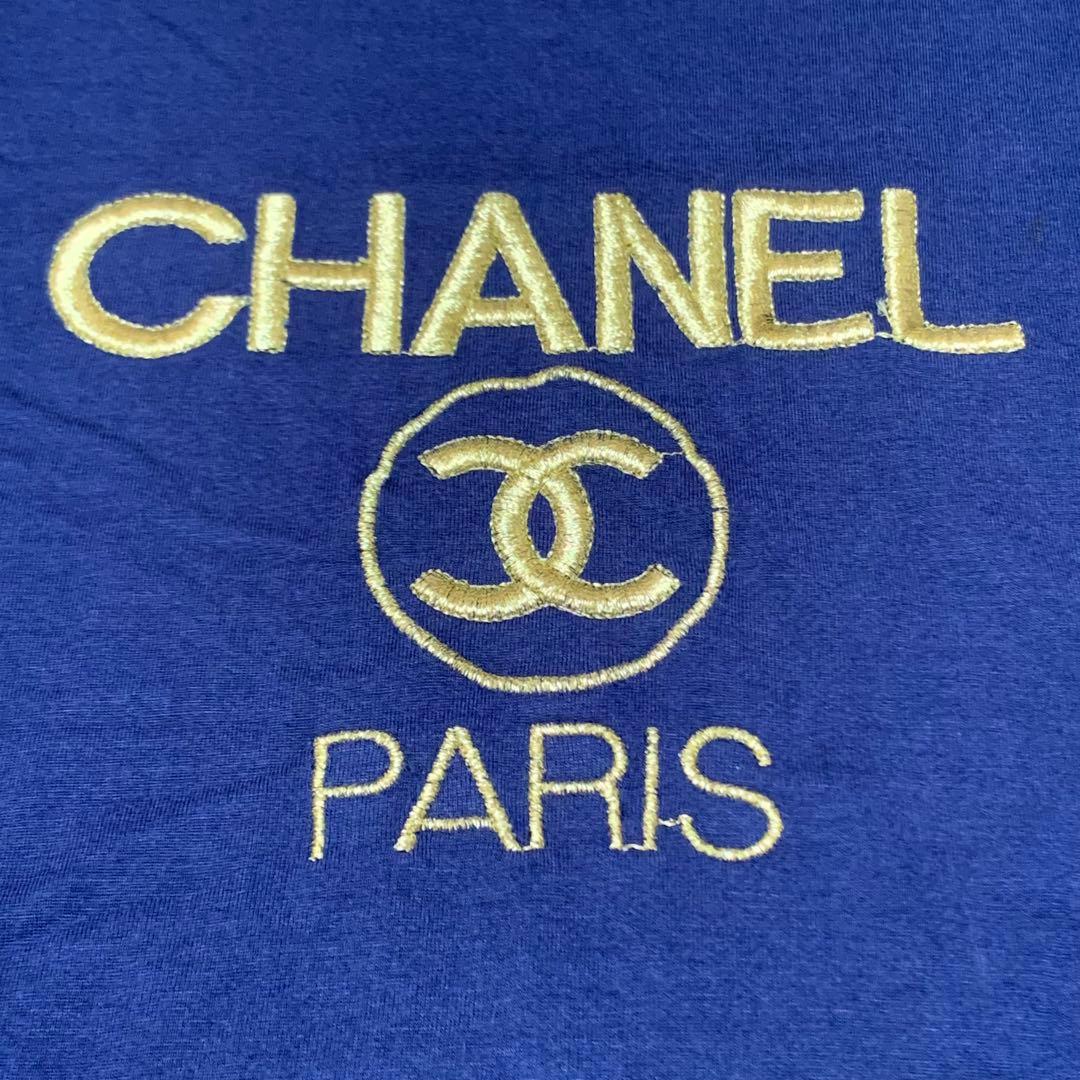 90s CHANEL シャネル ロンT ロゴ