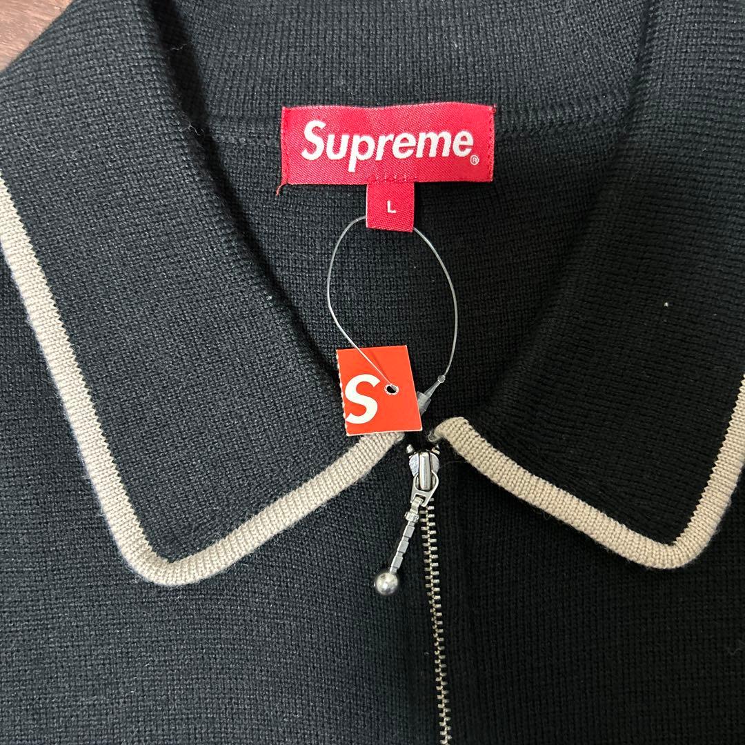 トップス Supreme chest stripe zip up cardigan