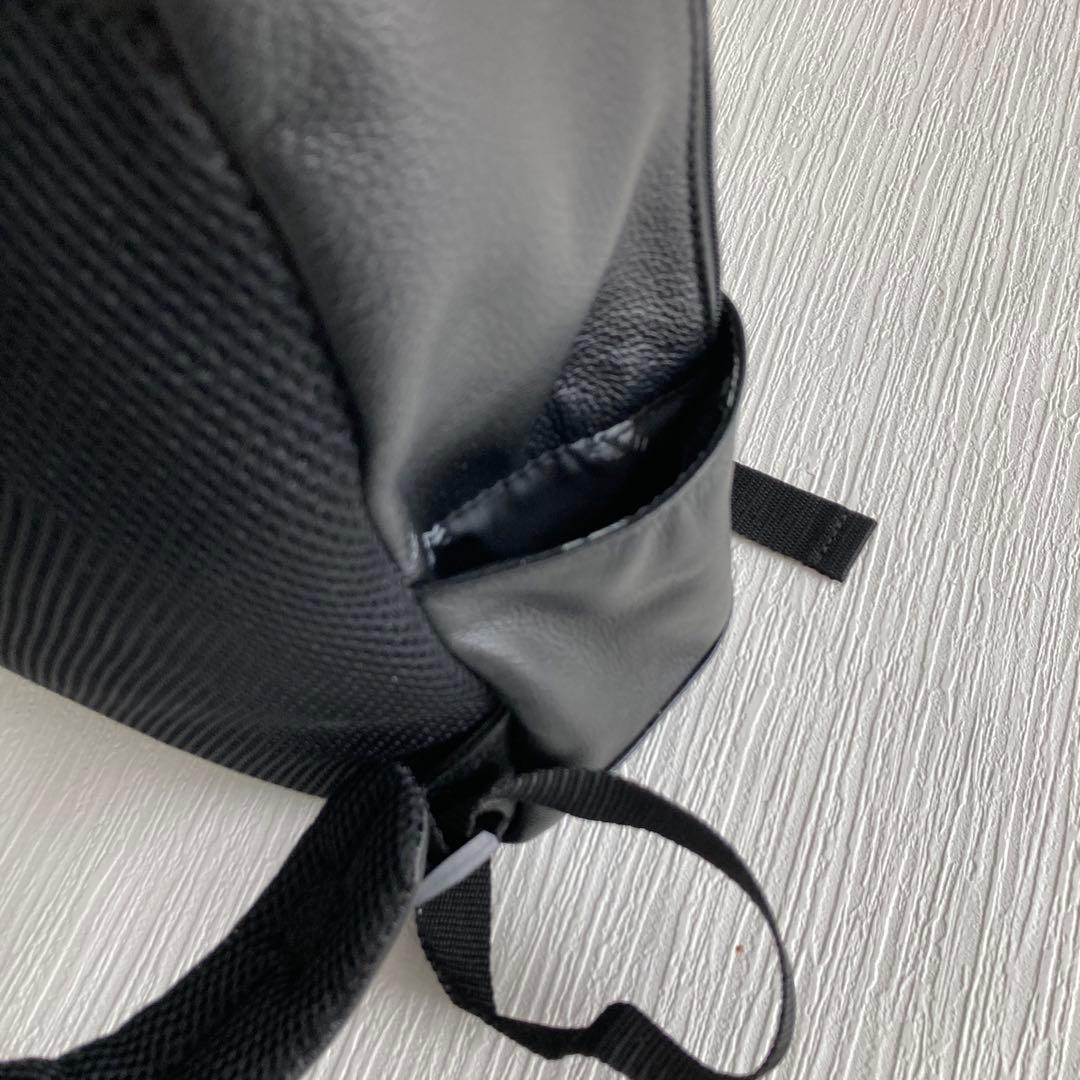 ホースレザー バックパック 黒 FLYING HORSE 馬革 美品 リュック