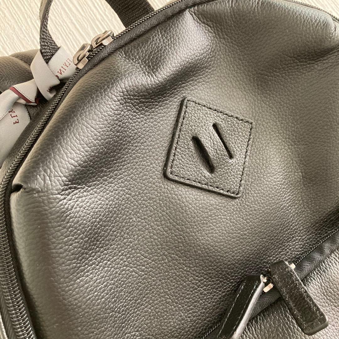 ホースレザー バックパック 黒 FLYING HORSE 馬革 美品 リュック