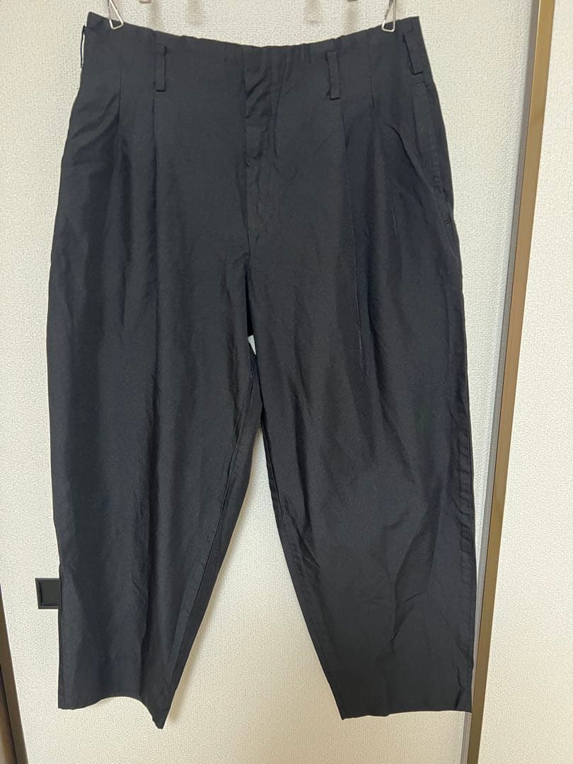 コムデギャルソンオムプリュス　ポリエステル　縮絨　ポリ縮　2タック　山口一郎