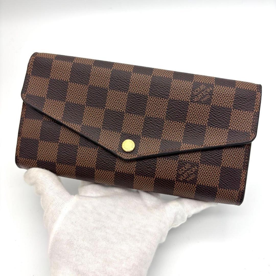 【新型IC】ルイヴィトン ダミエ ポルトフォイユ サラ 長財布 16カード
