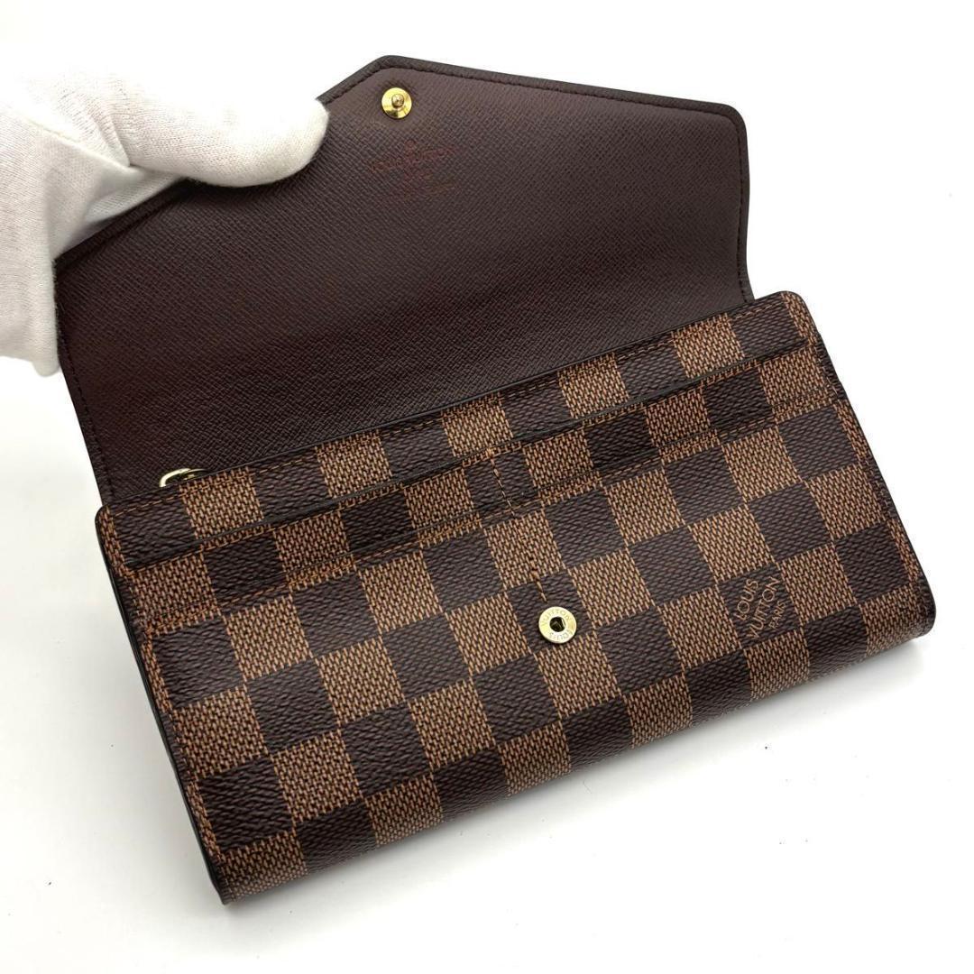 【新型IC】ルイヴィトン ダミエ ポルトフォイユ サラ 長財布 16カード