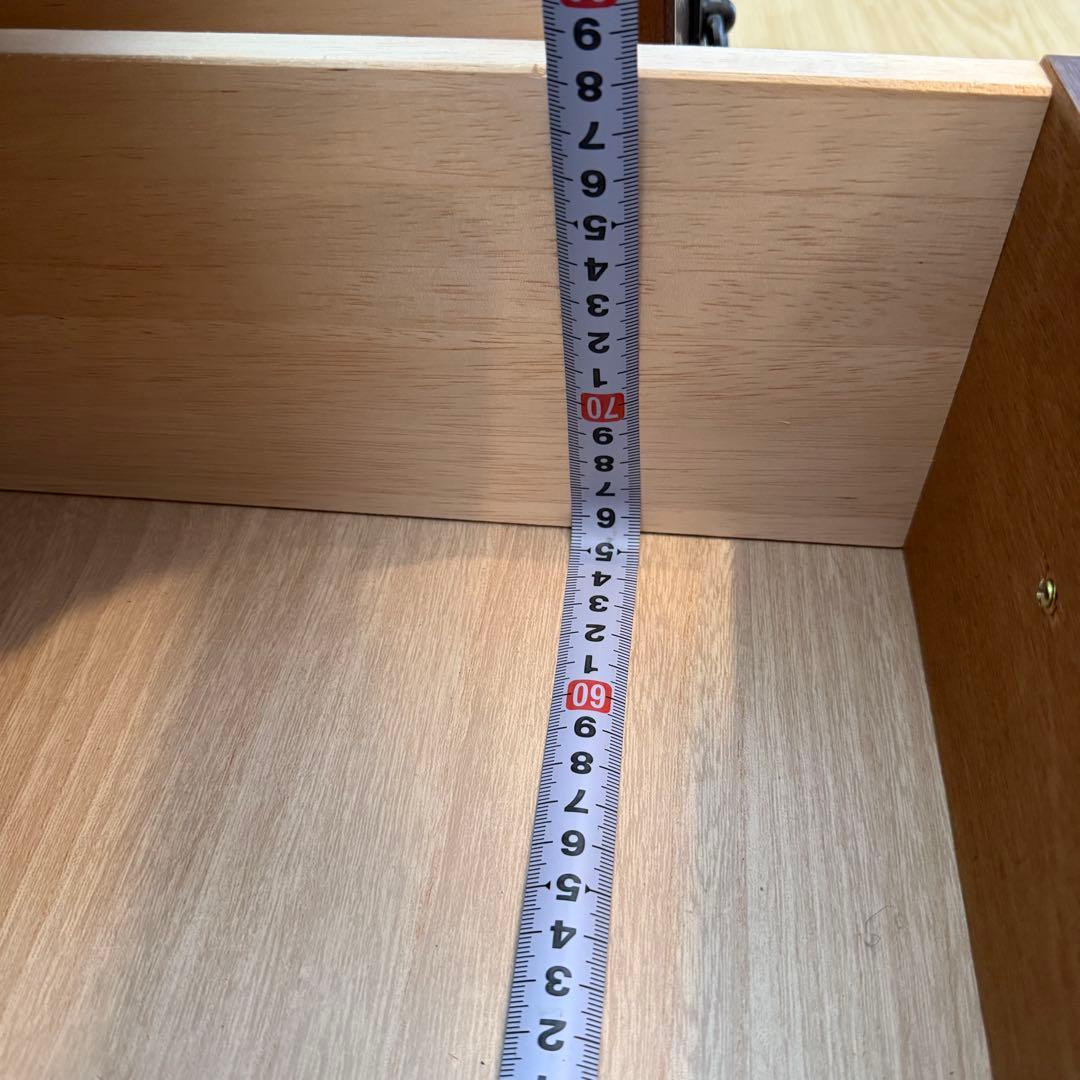 「格安早い者勝ち」民芸家具 欅材 整理箪笥 時代箪笥 3段チェスト 鉄金具 和