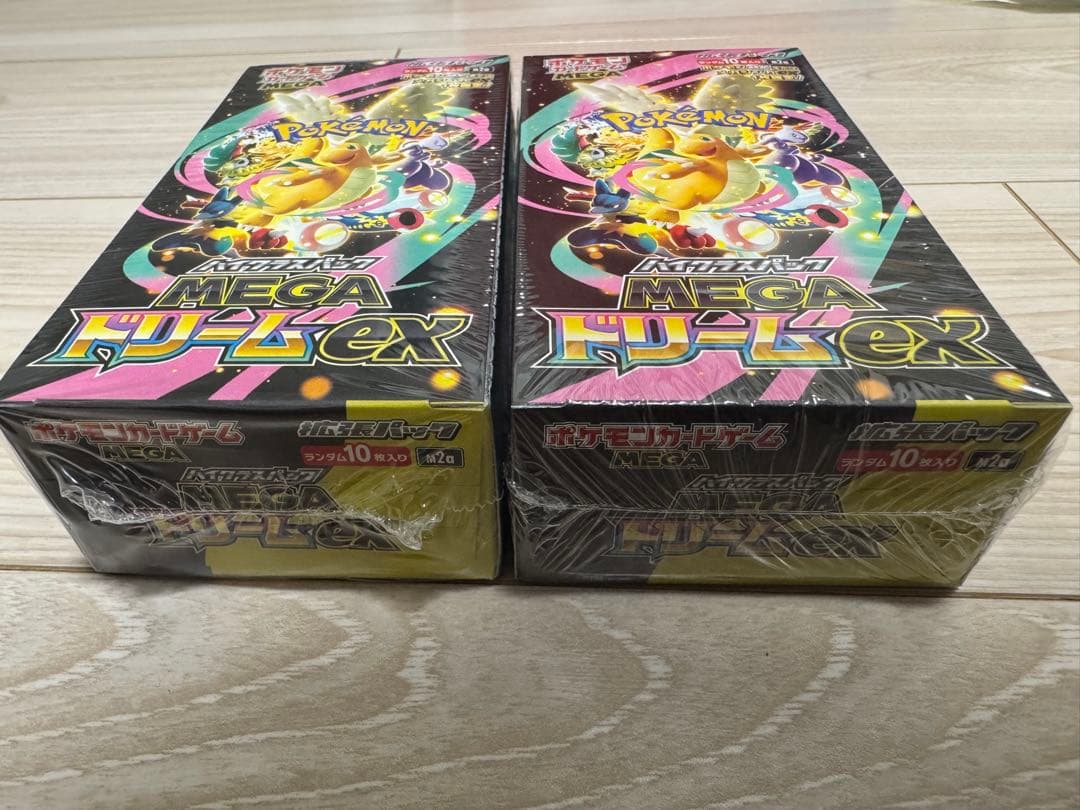 ポケモンカードMEGAドリームex 新品未開封シュリンク付き　2個