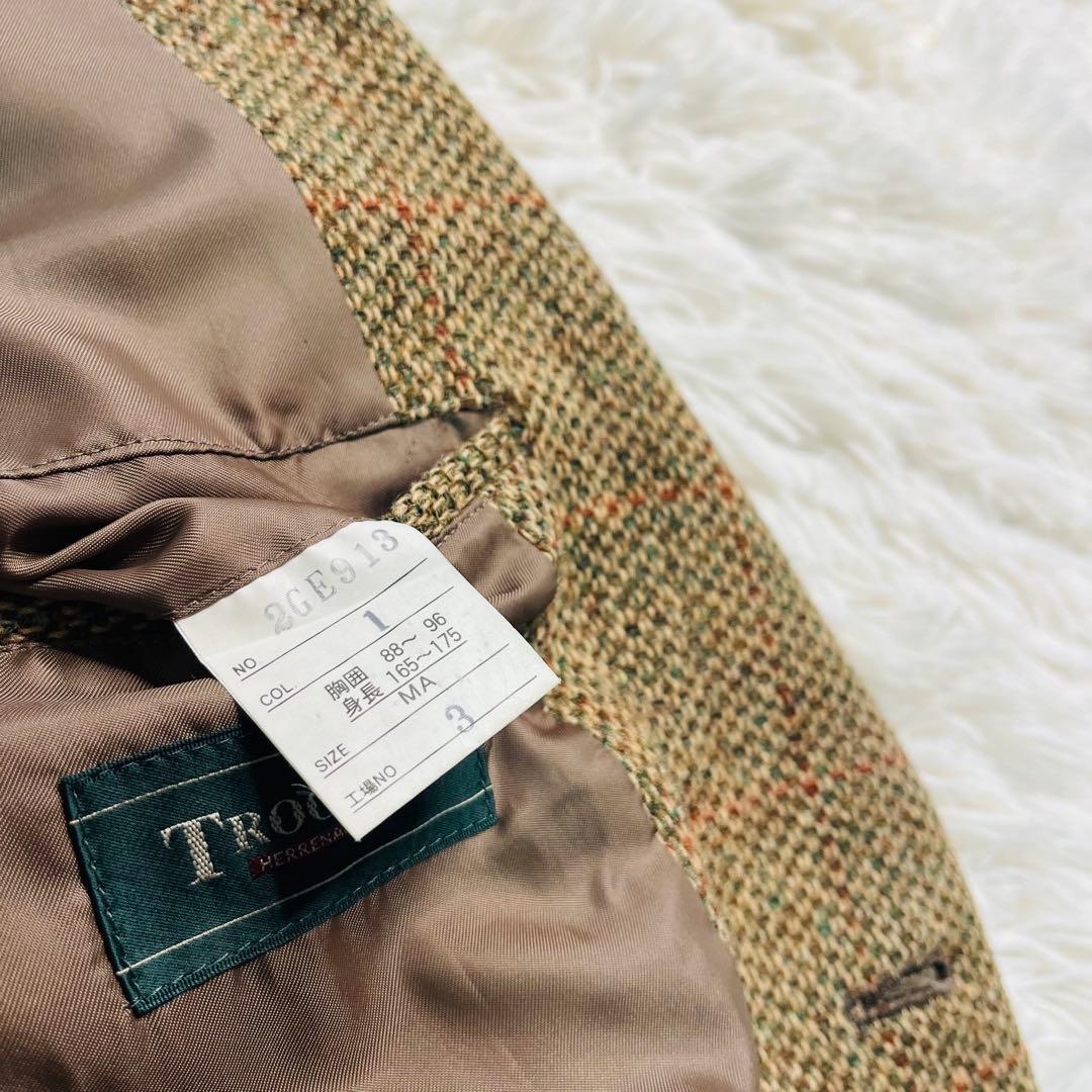 ジャケット・アウター Harris Tweed Trocken Check Jacket Brown