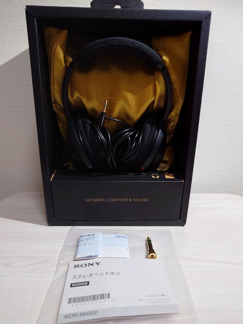 【SONY】オープンエアー型ヘッドホン MDR-MA900:ほぼ未使用