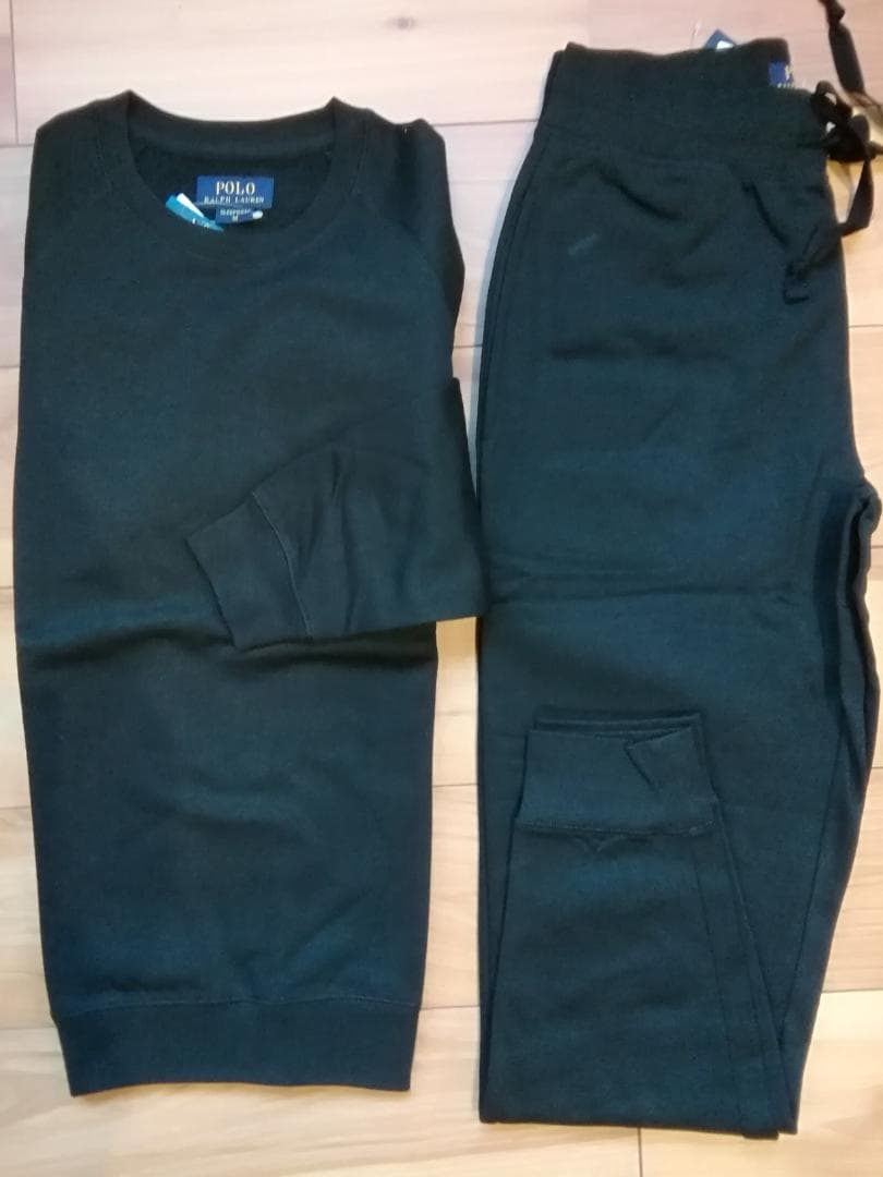 POLO RALPH LAUREN スウェットセットアップ新品 M ブラック