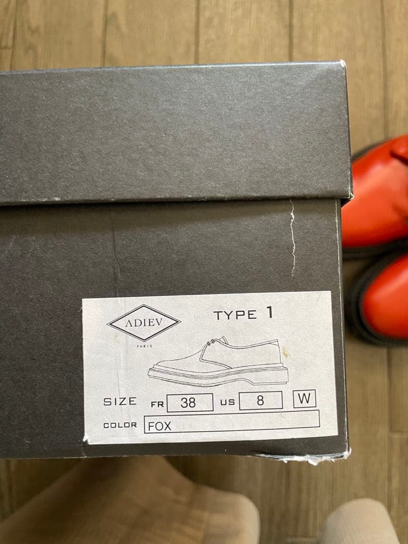 まめたさまAdiev Paris type 1 レースアップシューズ　ローファー
