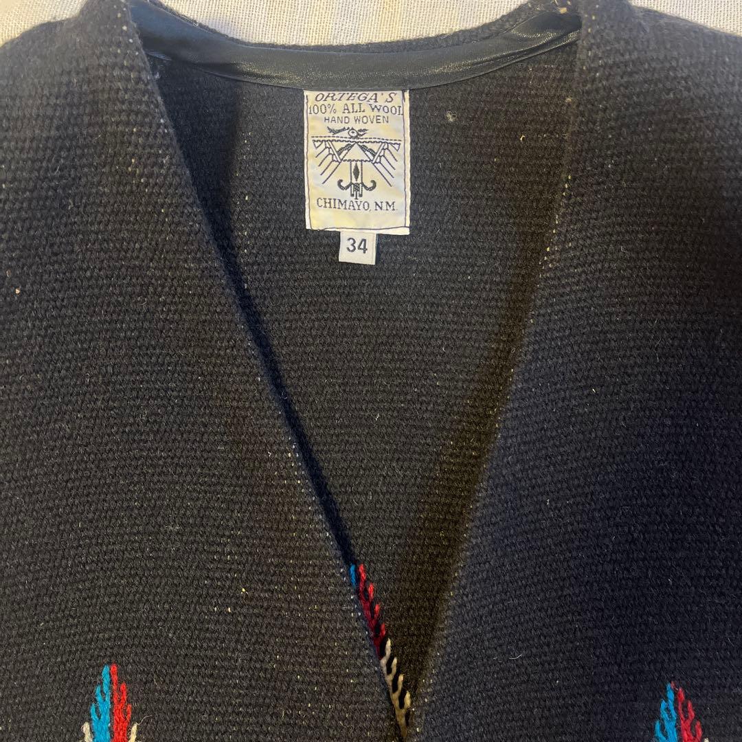 ORTEGA'S CHIMAYO オルテガ　チマヨベスト　ウールベスト 34