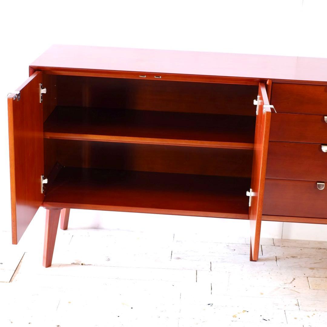 A 新品 北欧 160cm リビングボード キャビネット サイドボード 収納