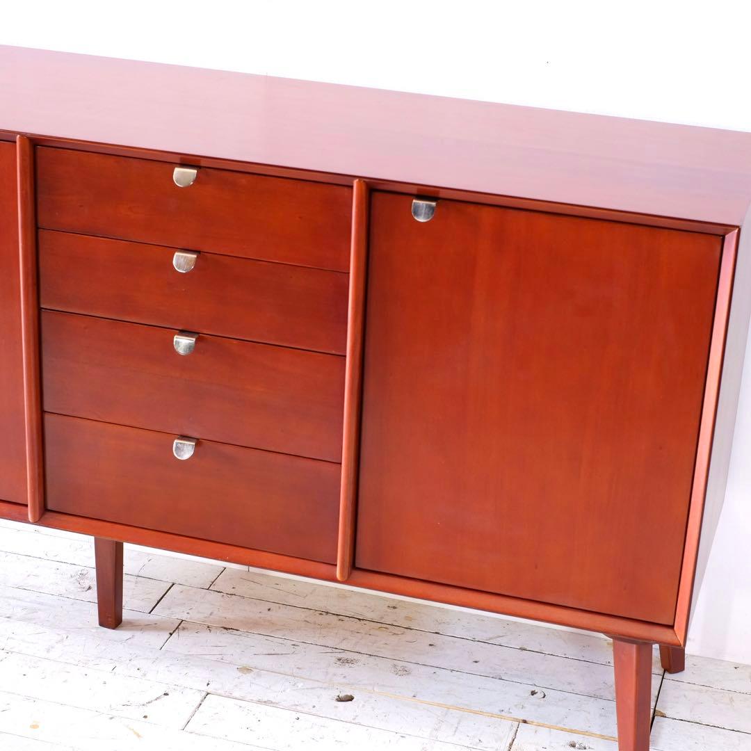 A 新品 北欧 160cm リビングボード キャビネット サイドボード 収納