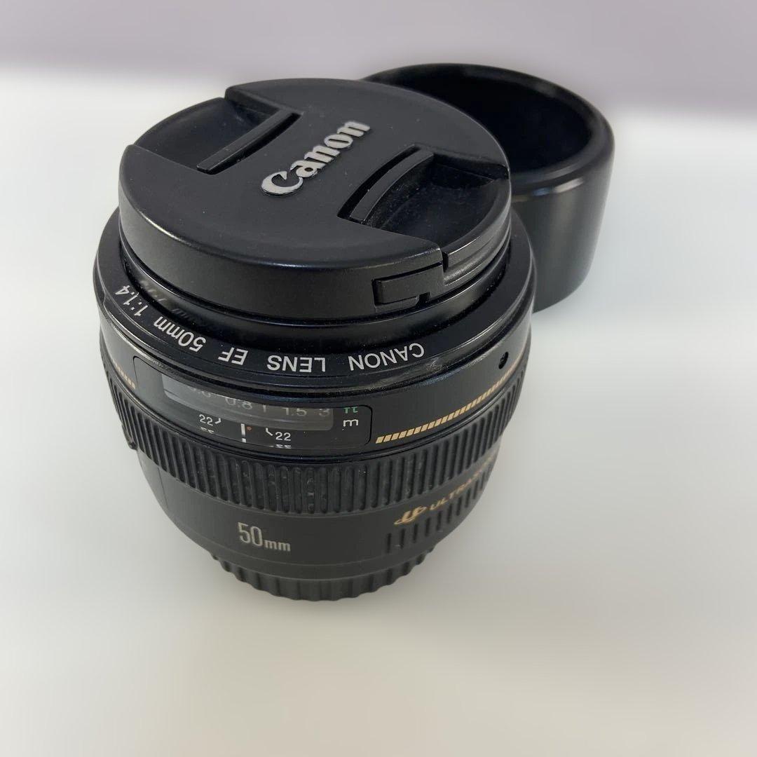 Canon EF50mm f/1.4 レンズ(レンズ保護フィルター+ケース付き)