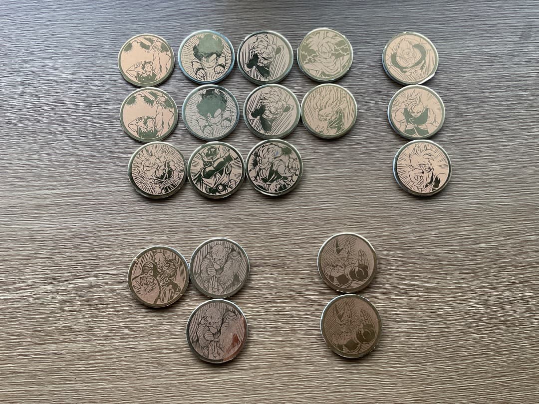 バラ売り可能☆ 丸型・面子・めんこ・メンコ・ゴルド ★ドラゴンボール