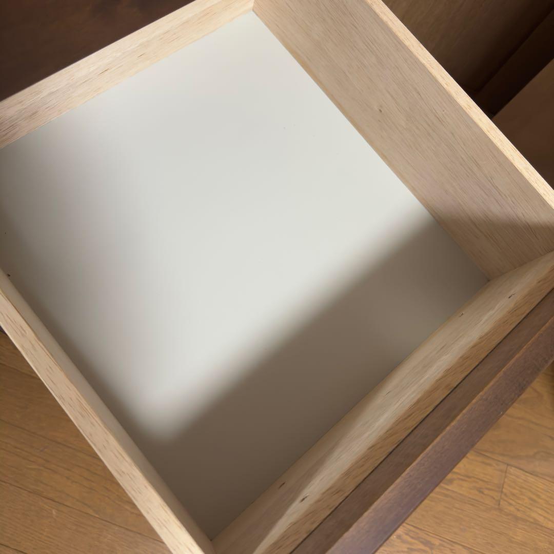 【無印良品】バーチ材　４段チェスト　廃盤商品