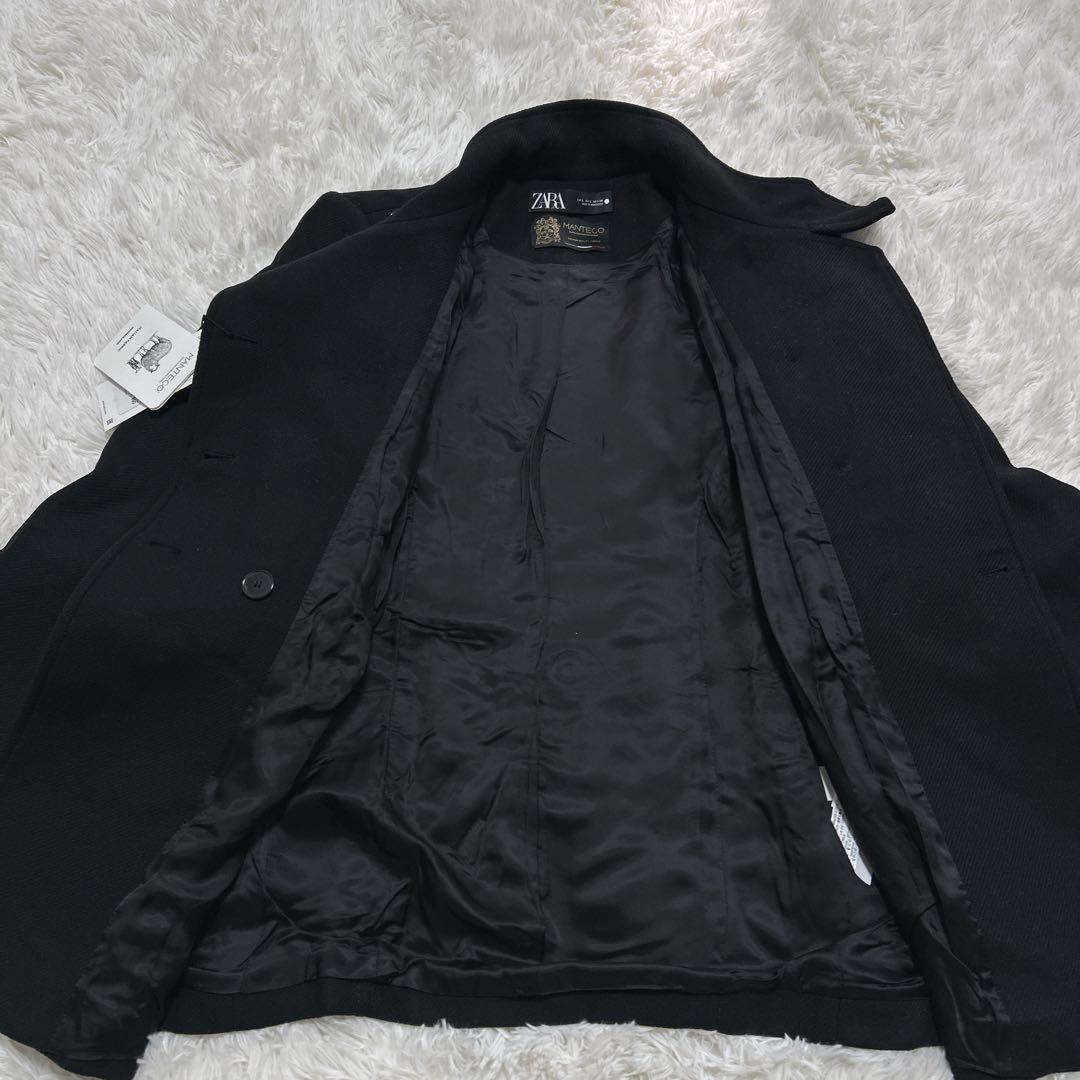 極美品✨ZARA×MANTECO ナポレオンコート 金ボタン ダブル Lサイズ