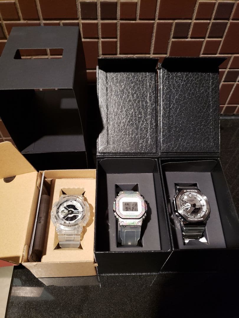 福袋　CASIO G-SHOCK 3点セット