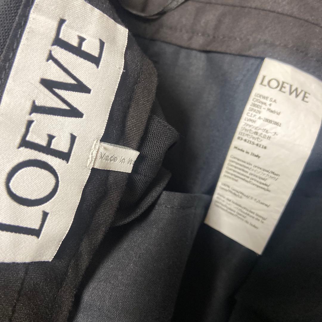 美品！ロエベ バルーン　テーパード　スリット　パンツ