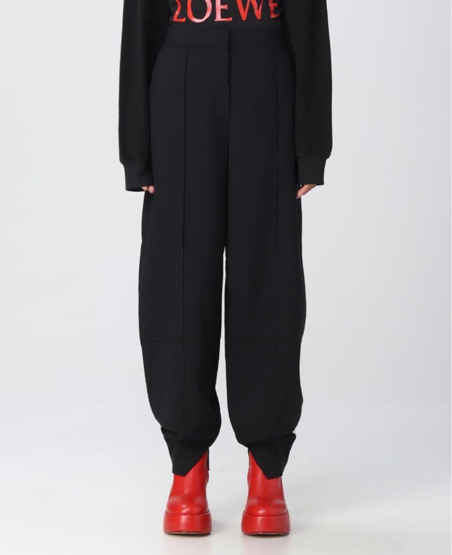 美品！ロエベ バルーン　テーパード　スリット　パンツ