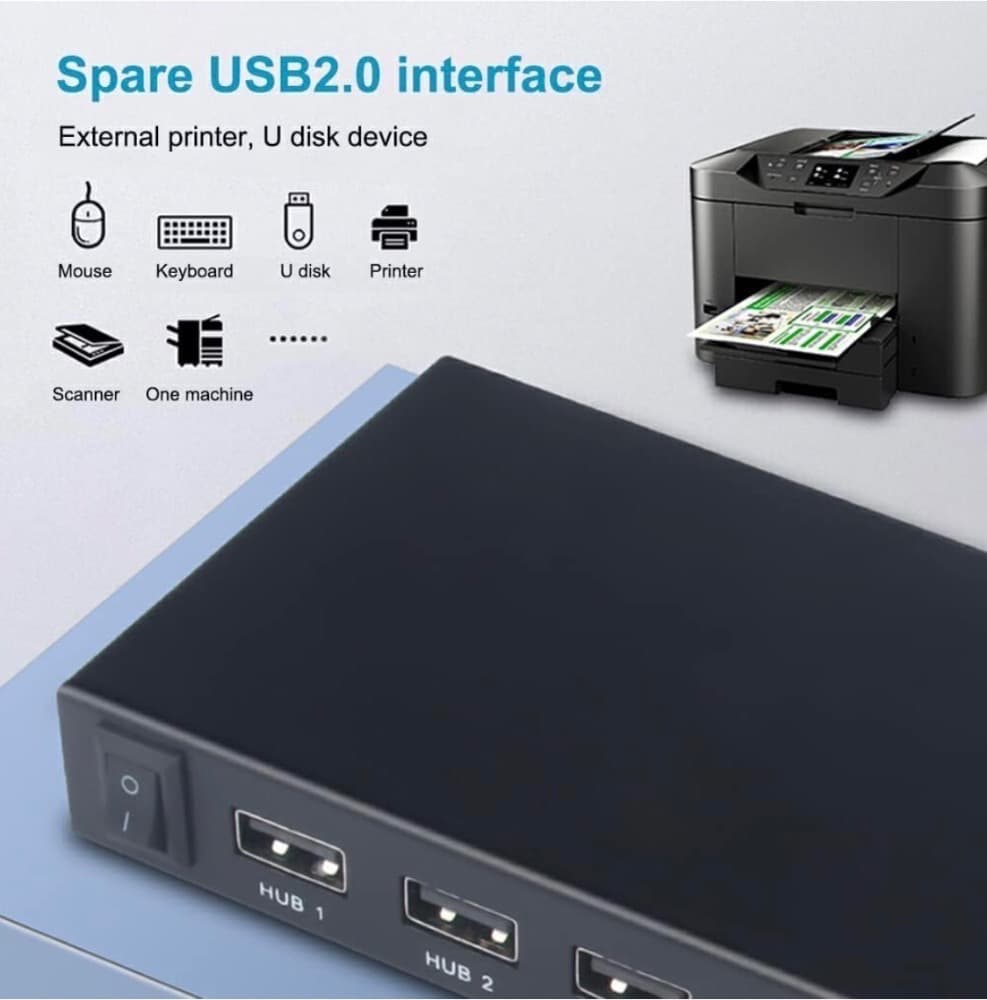 ポータブル　スイッチャー　コンピュータ　2in1　ボタン　ラップトップ