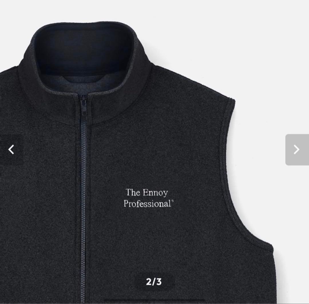ENNOY PROFESSIONAL FLEECE VEST (BLACK)新品