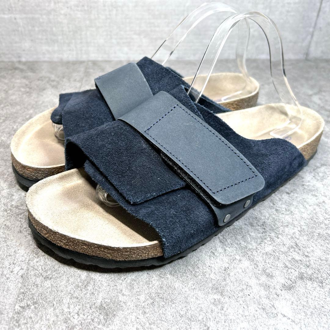 極美品✨【BIRKEN STOCK】KYOTO/サンダル/スウェード/ネイビー/