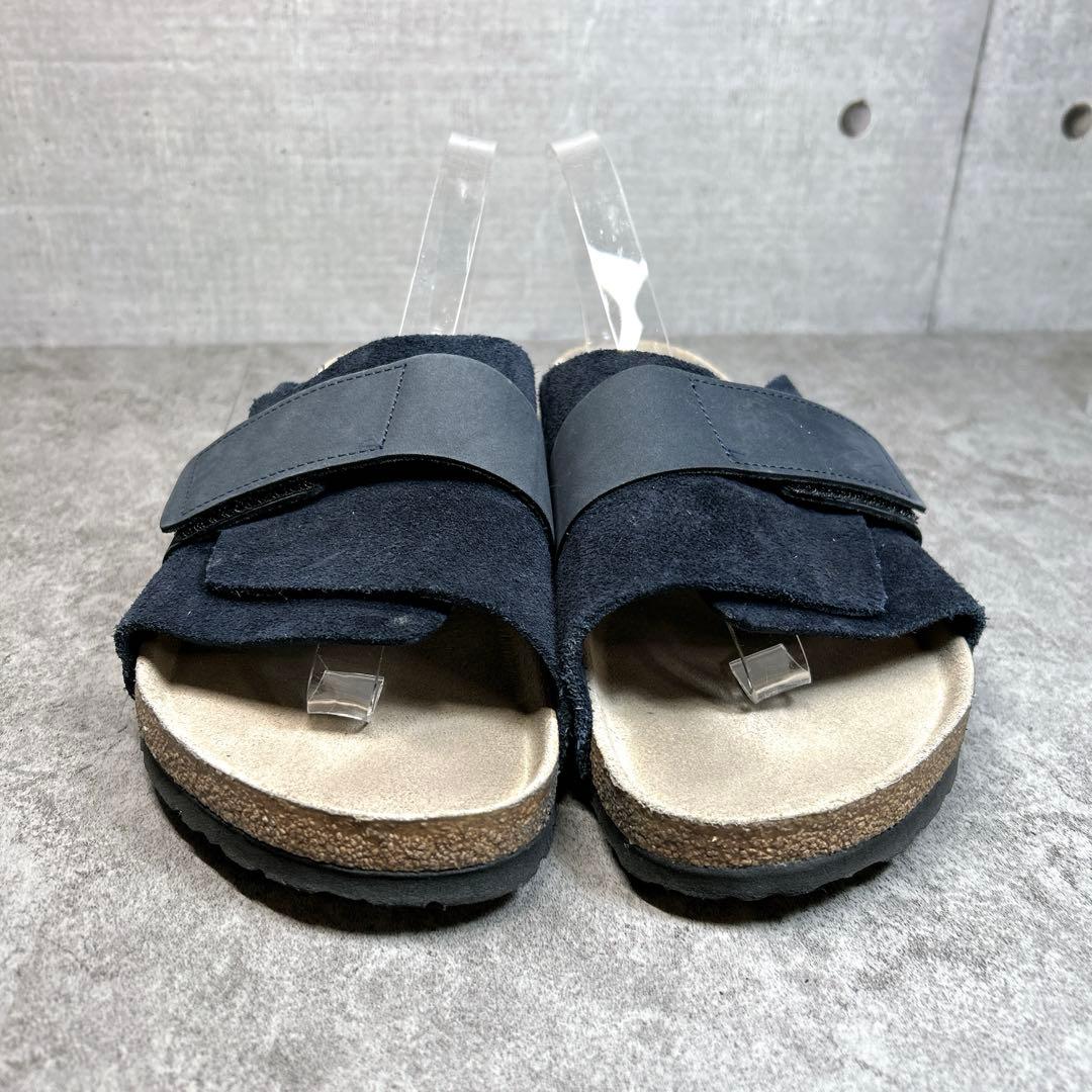 極美品✨【BIRKEN STOCK】KYOTO/サンダル/スウェード/ネイビー/