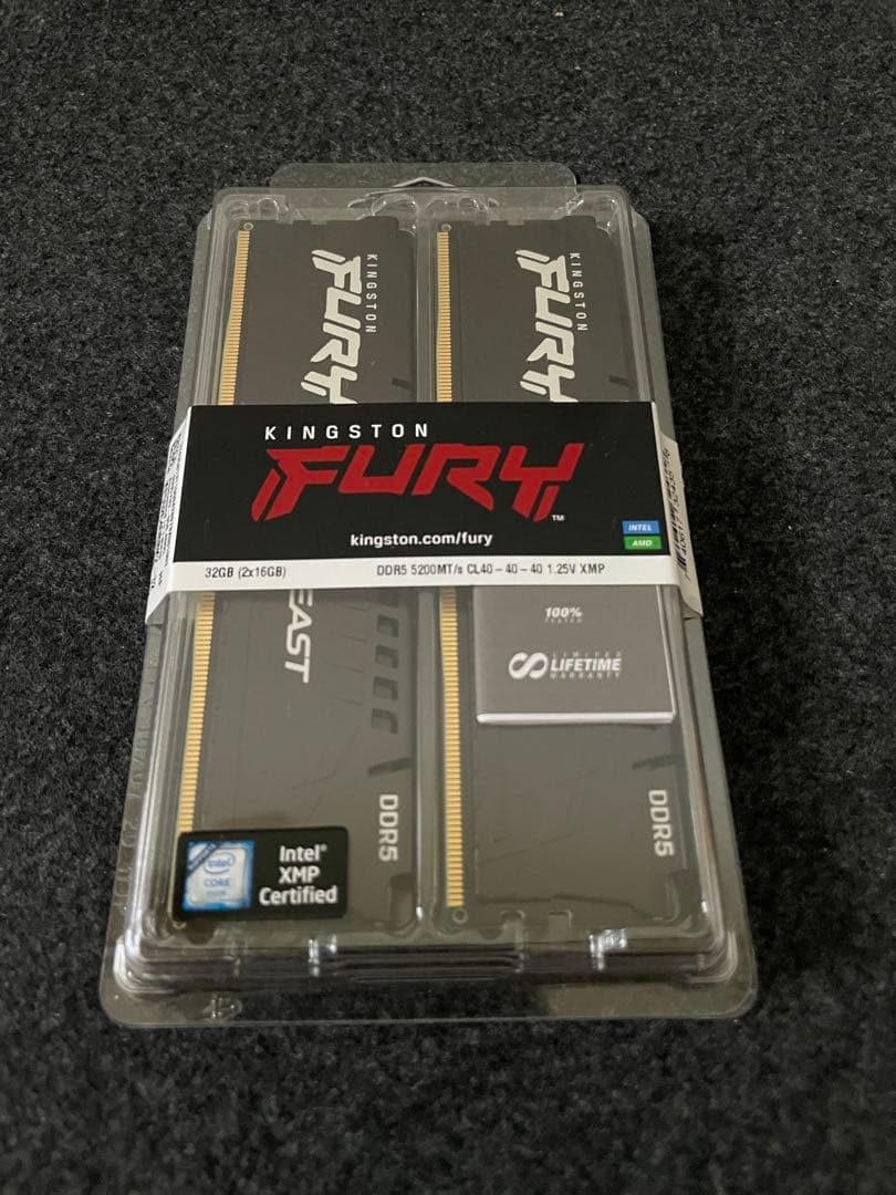 【かけ】Kingston FURY BEAST 32GB(16GBx2)