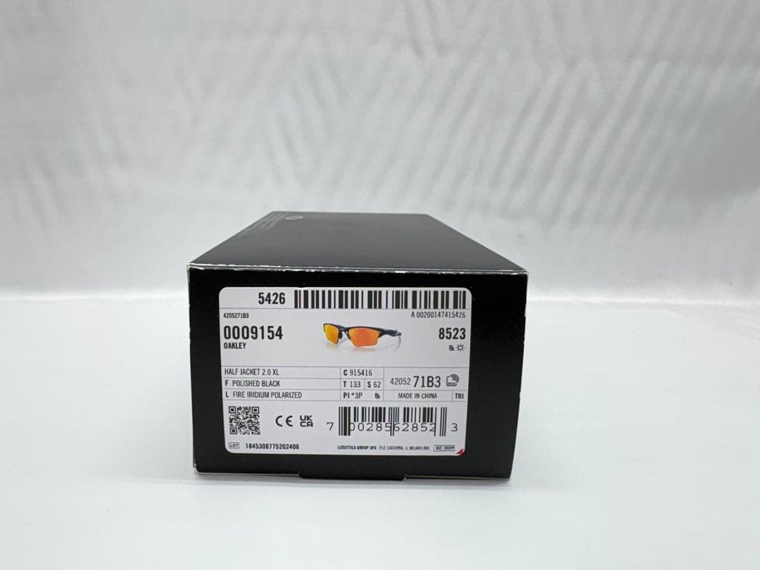 ②OAKLEY ハーフジャケット2.0 XL 9154 偏光 スポーツサングラス