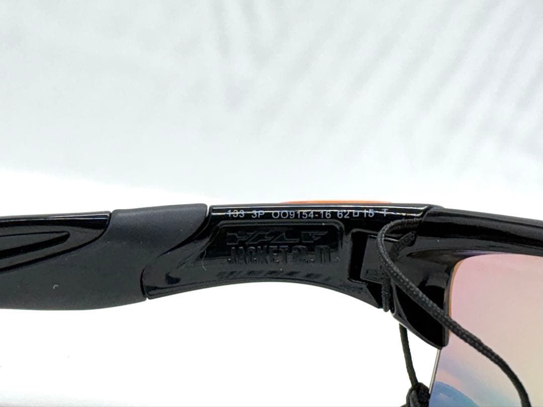 ②OAKLEY ハーフジャケット2.0 XL 9154 偏光 スポーツサングラス