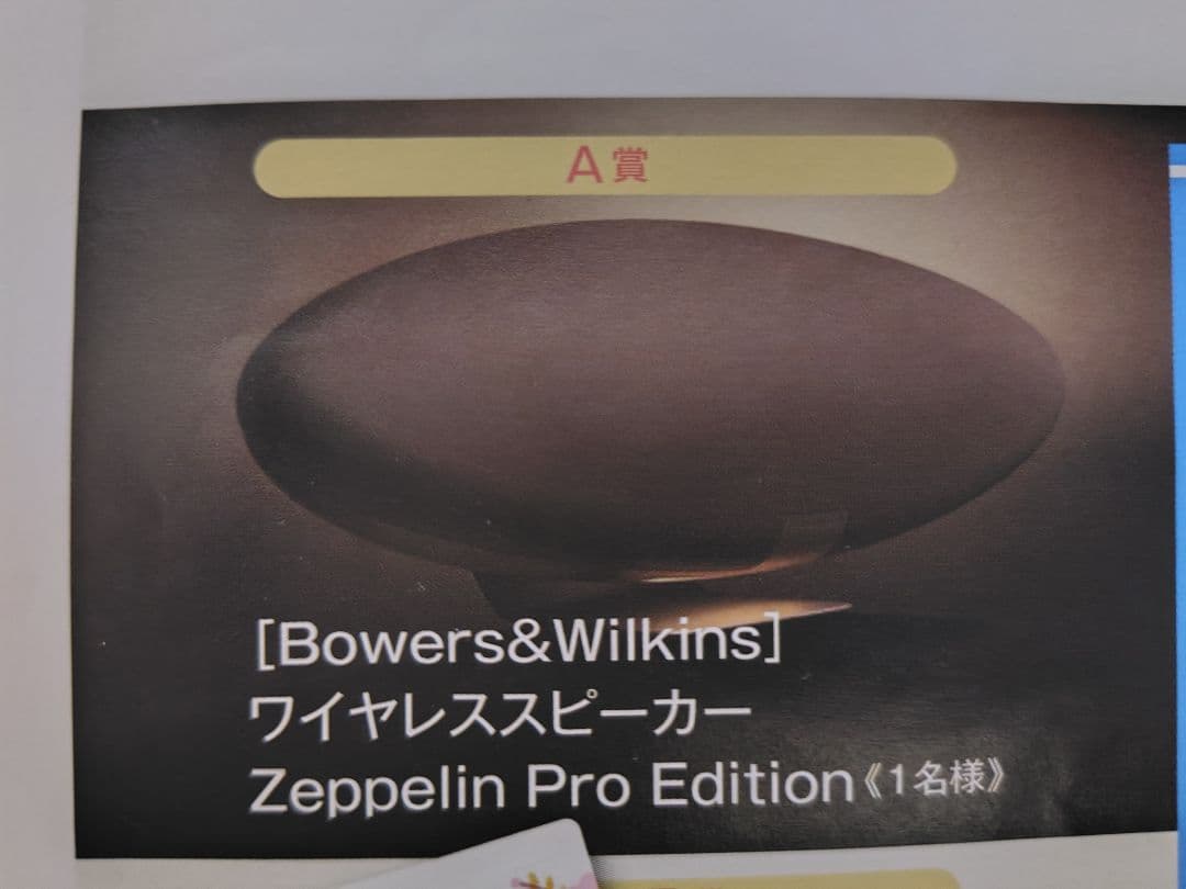 スピーカー・ウーファー Bowers & Wilkins Zeppelin Pro Edition