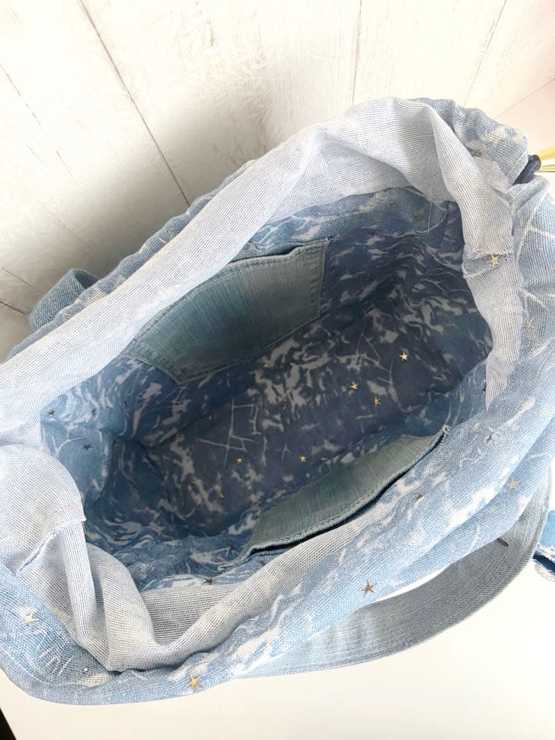 デニムリメイクバック　トイプードル